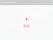 Tablet Screenshot of e8consultingasia.com